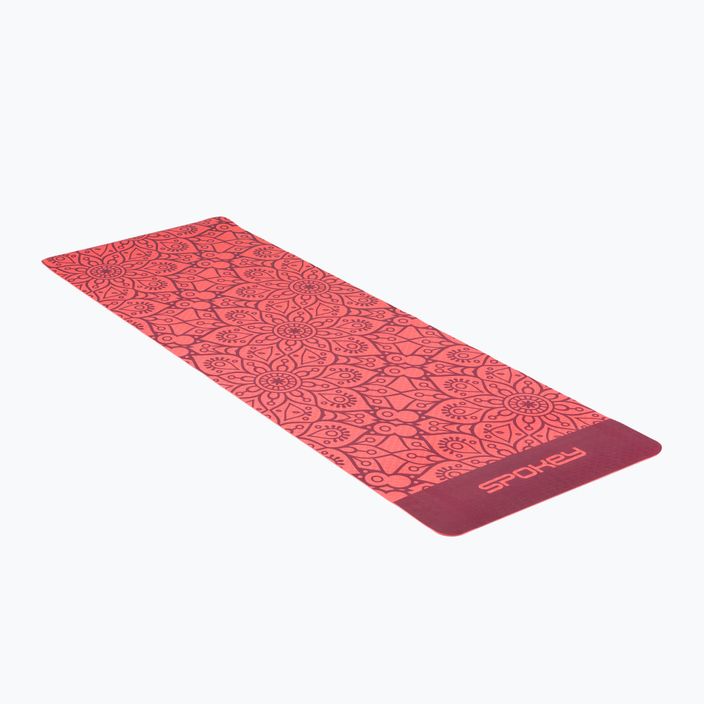 Στρώμα γιόγκα Spokey Yoga PK Mandala 4 mm κόκκινο 926051