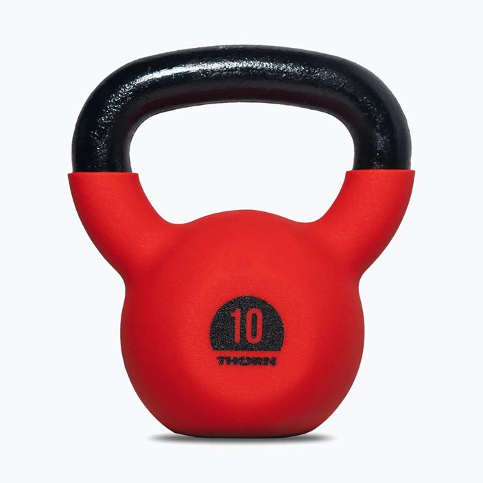 THORN FIT Cast Iron 10kg kettlebell κόκκινο