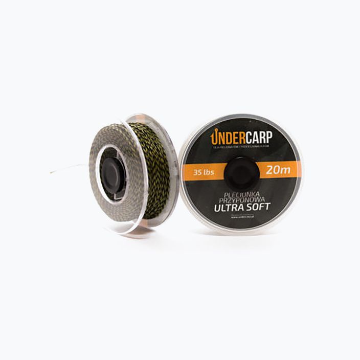 UnderCarp Ultra Soft carp leader braid πράσινο UC83
