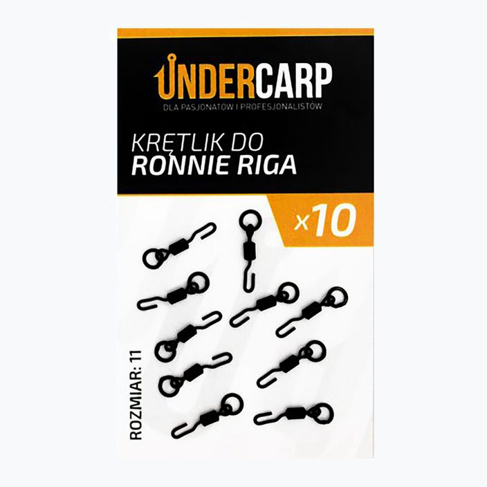 Ronnie Riga UnderCarp carp swivels μαύρο UC262