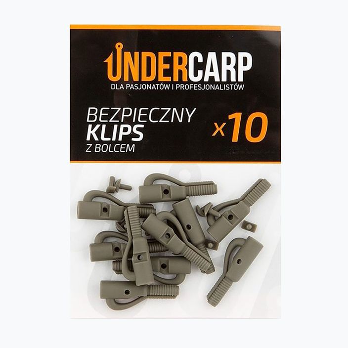 Κλιπ ασφαλείας UnderCarp με καρφίτσα πράσινο UC58 2