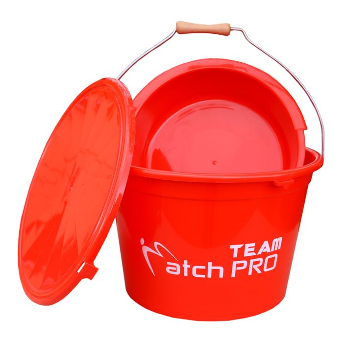 Κουβάς ψαρέματος MatchPro με μπολ και καπάκι κόκκινο 910943 2
