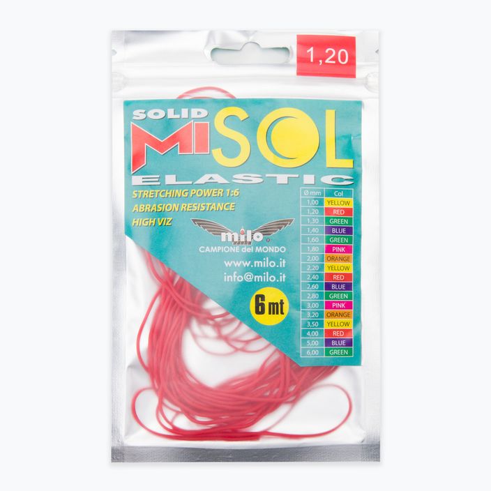 Milo Elastico Misol Solid 6m κόκκινο 606VV0097 D25 απορροφητής κραδασμών πόλου