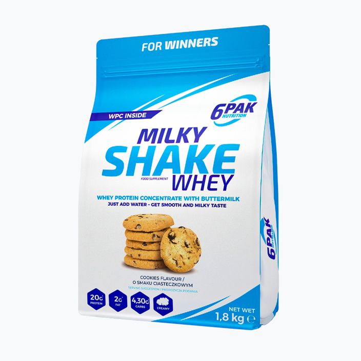 Ορός γάλακτος 6PAK Milky Shake 1800 g Cookies
