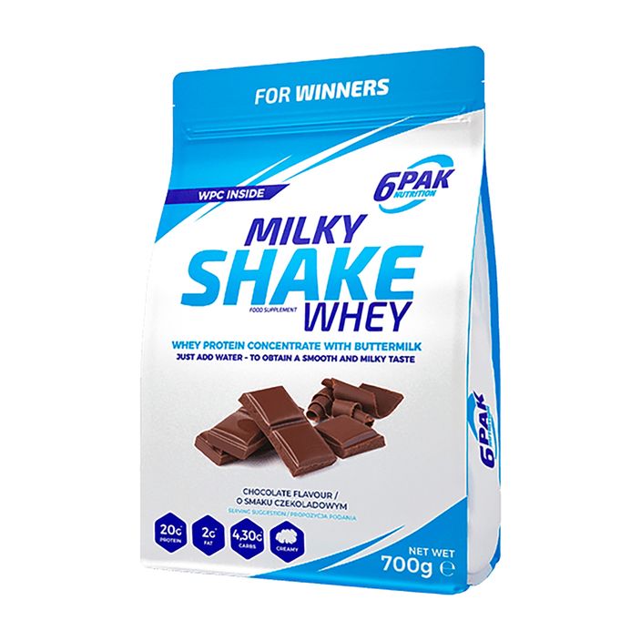 Ορός γάλακτος 6PAK Milky Shake 700g σοκολάτα PAK/032 2