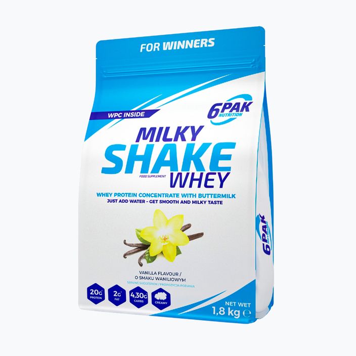 Ορός γάλακτος 6PAK Milky Shake 1800 g Βανίλια