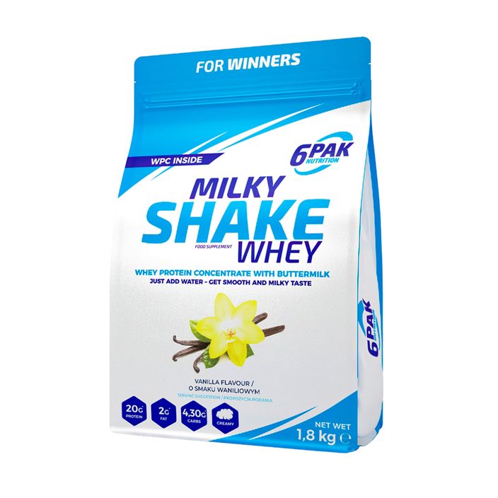 Ορός γάλακτος 6PAK Milky Shake 1800 g Βανίλια 2