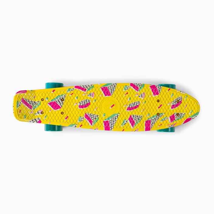 Fish Skateboards Εκτύπωση Memphis κίτρινο FS-FB-MEM-SIL-SGRE skateboard 3