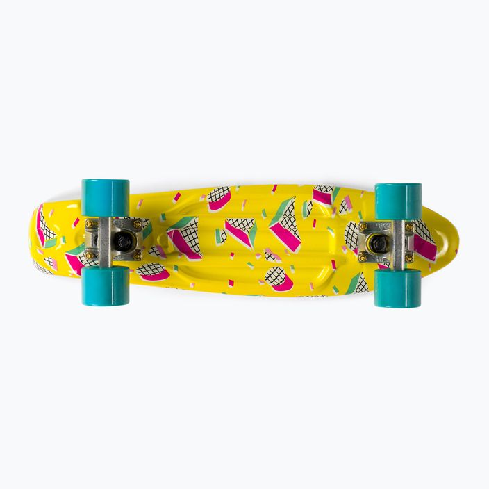 Fish Skateboards Εκτύπωση Memphis κίτρινο FS-FB-MEM-SIL-SGRE skateboard 4