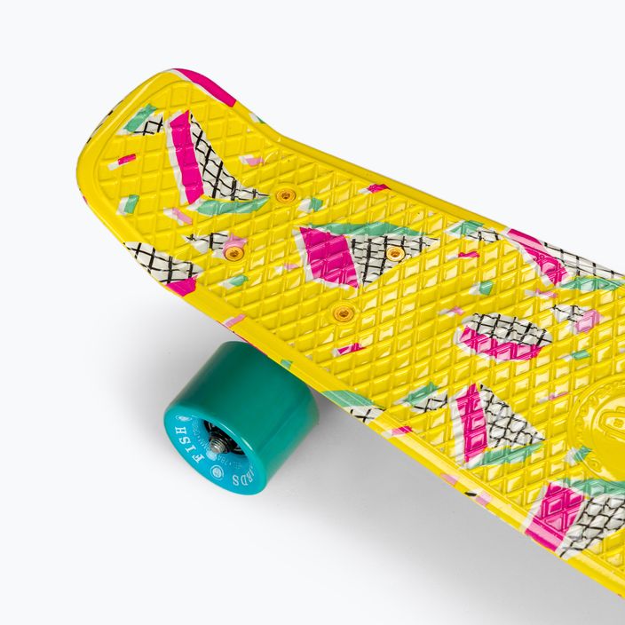 Fish Skateboards Εκτύπωση Memphis κίτρινο FS-FB-MEM-SIL-SGRE skateboard 7