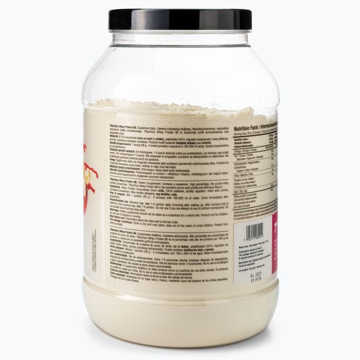Ορός γάλακτος 7Nutrition Protein 80 λευκή σοκολάτα-βατόμουρο 7Nu000308 2
