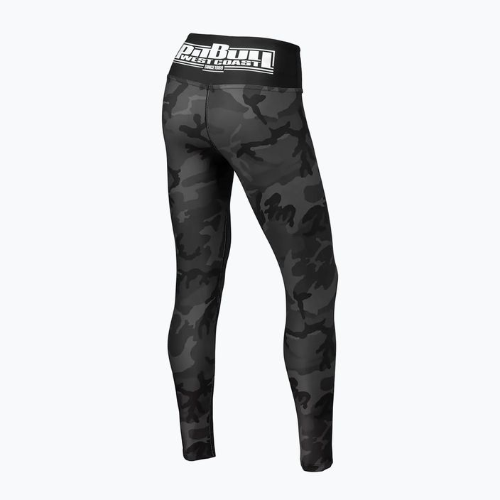 Γυναικεία κολάν Pitbull West Coast Compr Pants all black camo 2