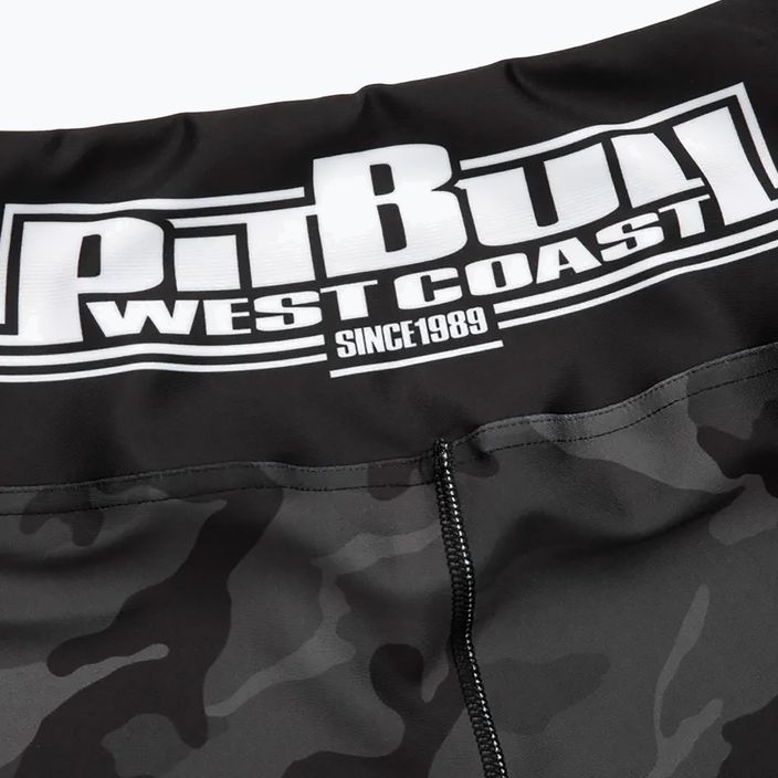 Γυναικεία κολάν Pitbull West Coast Compr Pants all black camo 5