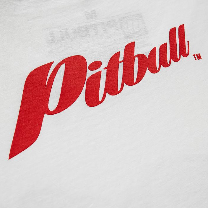 Ανδρικό T-shirt Pitbull West Coast RED BRAND white 5