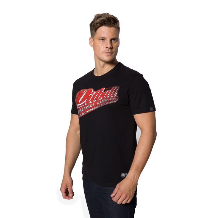 Ανδρικό T-shirt Pitbull West Coast RED BRAND black