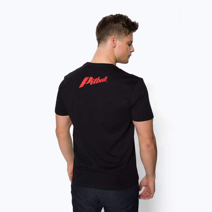 Ανδρικό T-shirt Pitbull West Coast RED BRAND black 3