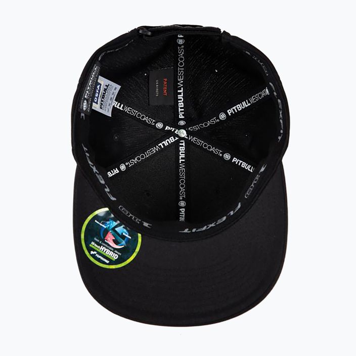 Pitbull West Coast ανδρικό Snapback Seascape καπέλο μαύρο 3