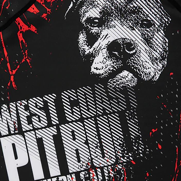 Ανδρικό Rashguard Pitbull West Coast T-S Rash Blood Dog black 4