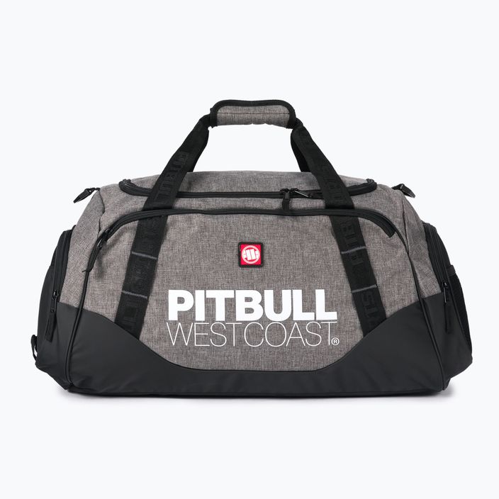 Ανδρική τσάντα προπόνησης Pitbull West Coast TNT Sports black/grey melange