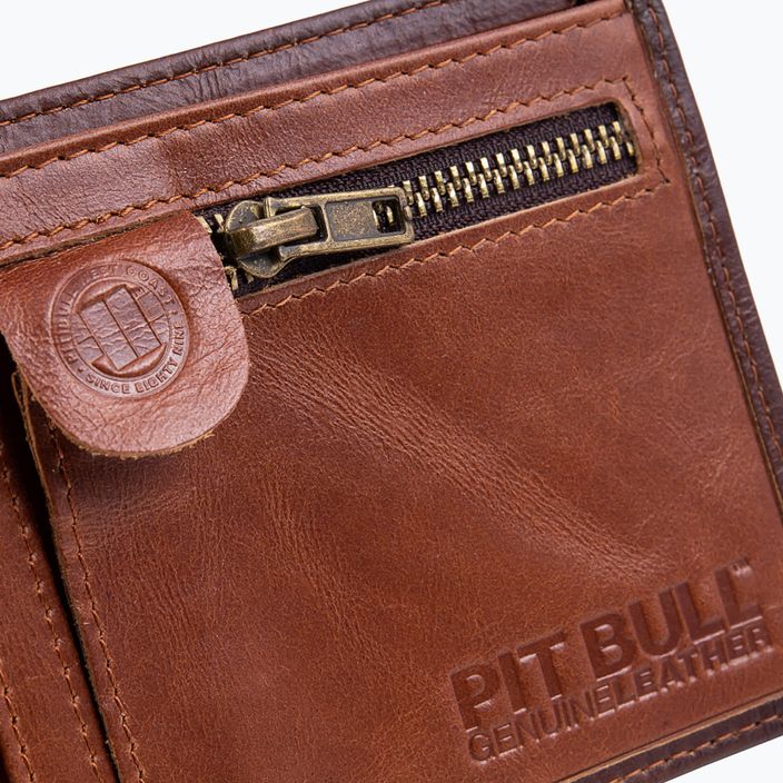 Ανδρικό πορτοφόλι Pitbull West Coast Original Leather Brant brown 9