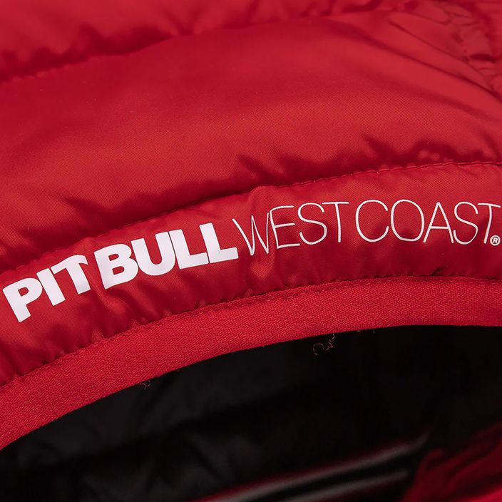 Ανδρικό χειμερινό μπουφάν με κουκούλα Seacoast Pitbull West Coast Padded με κουκούλα κόκκινο 7