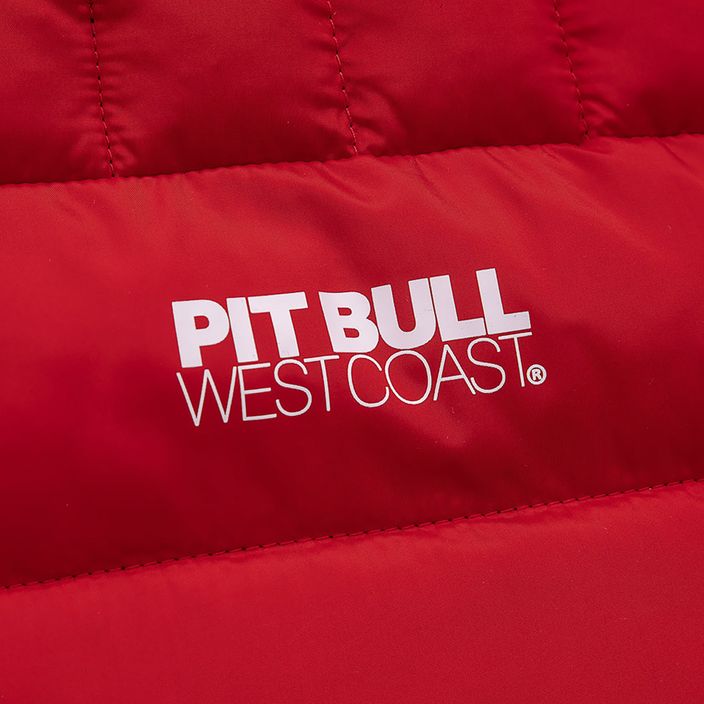 Ανδρικό χειμερινό μπουφάν με κουκούλα Seacoast Pitbull West Coast Padded με κουκούλα κόκκινο 10