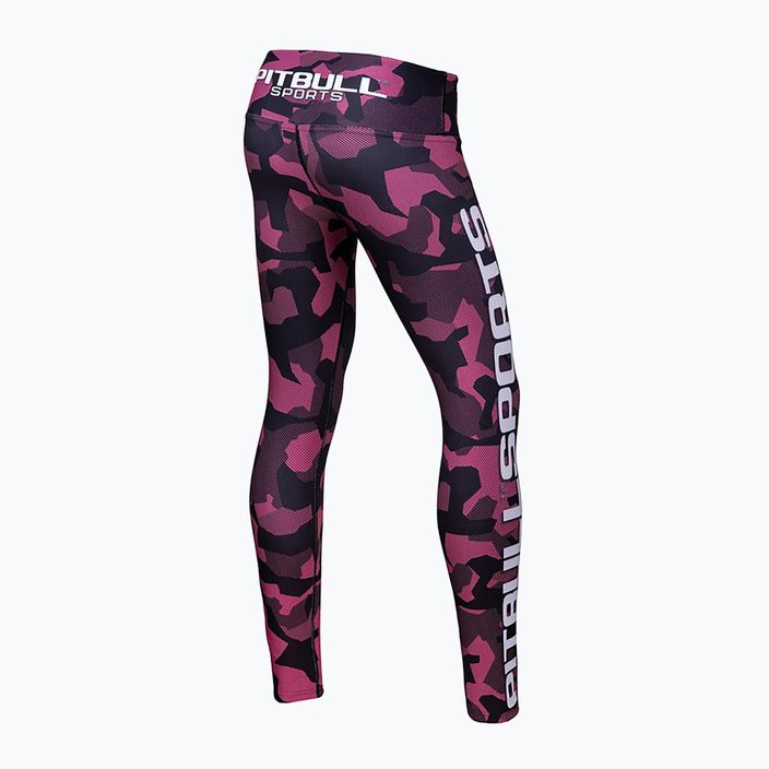 Γυναικεία κολάν Pitbull West Coast Compr Pants Dillard pink camo 2