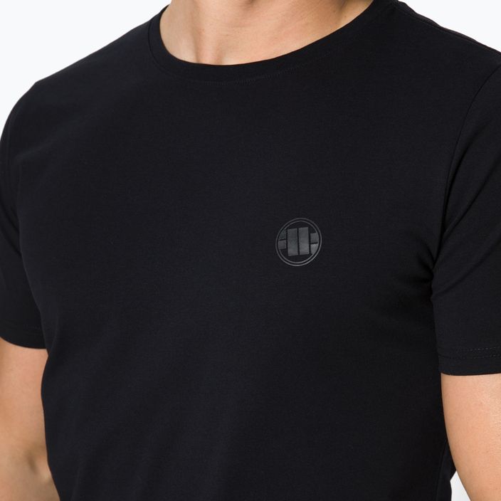 Ανδρικό T-shirt Pitbull West Coast Slim Fit Lycra Small Logo black 4