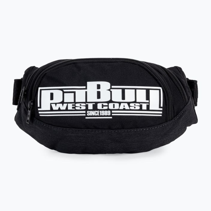 Θήκη νεφρού Pitbull West Coast Boxing black/white 3