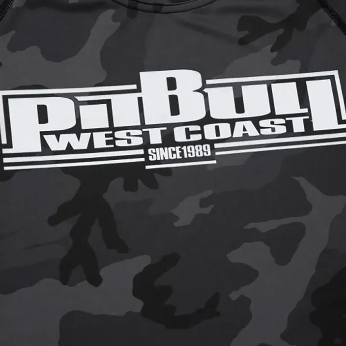 Γυναικείο Rashguard Pitbull West Coast Rash T-S All black camo 3