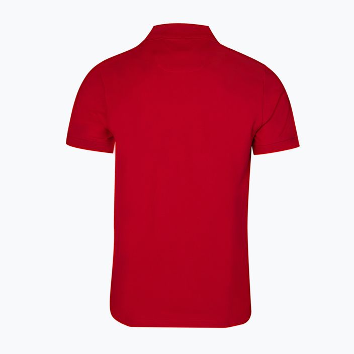 Ανδρικό πουκάμισο πόλο Pitbull West Coast Polo Regular Logo red 2