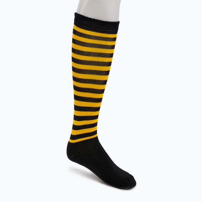 Comodo μαύρες/κίτρινες κάλτσες γόνατος ιππασίας SJBW/01 3