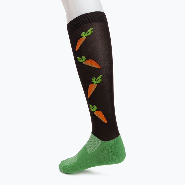 Comodo μαύρες/πορτοκαλί κάλτσες ιππασίας SJP/03 2