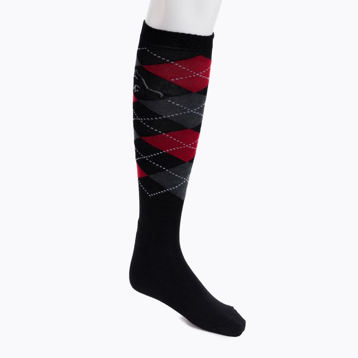 Comodo μαύρες / κόκκινες κάλτσες γόνατος SPDJ/26