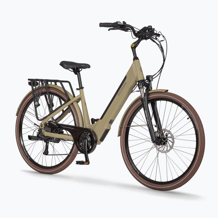 EcoBike X-City Cappuccino/13 Ah Greenway μπεζ ηλεκτρικό ποδήλατο 1010119 13