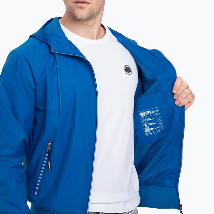 Ανδρικό μπουφάν Pitbull West Coast Athletic Nylon με κουκούλα royal blue 4