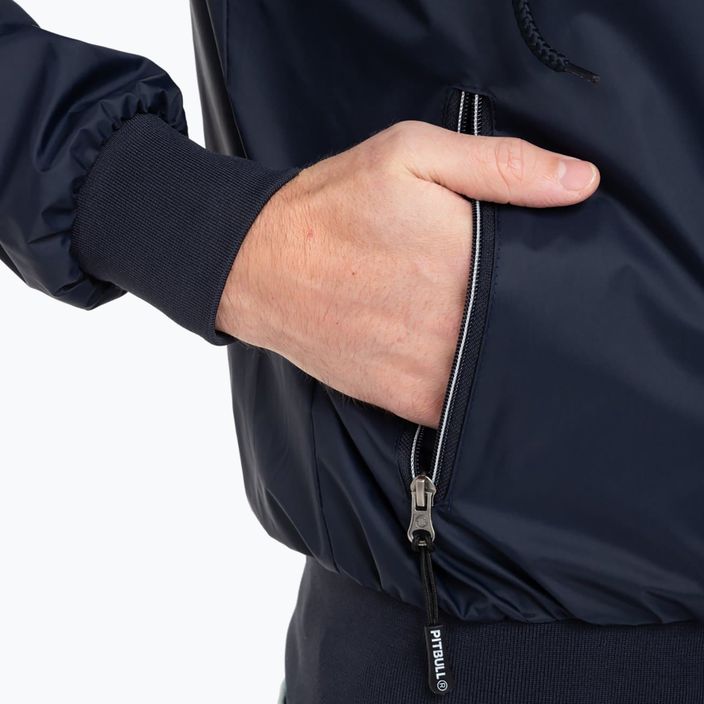 Ανδρικό μπουφάν Pitbull West Coast Athletic με κουκούλα από νάιλον σκούρο σκούρο ναυτικό 4