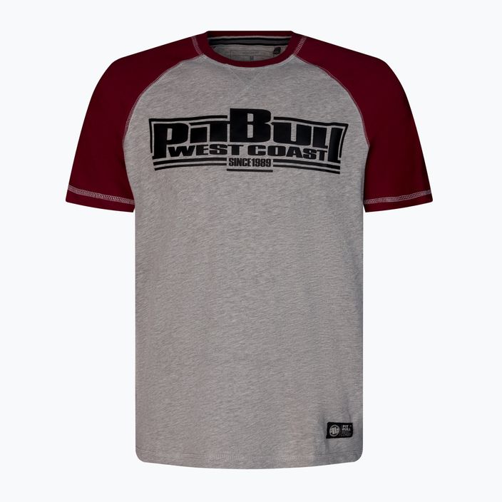 Ανδρικό T-shirt Pitbull West Coast T-Shirt Boxing 210 burgundy