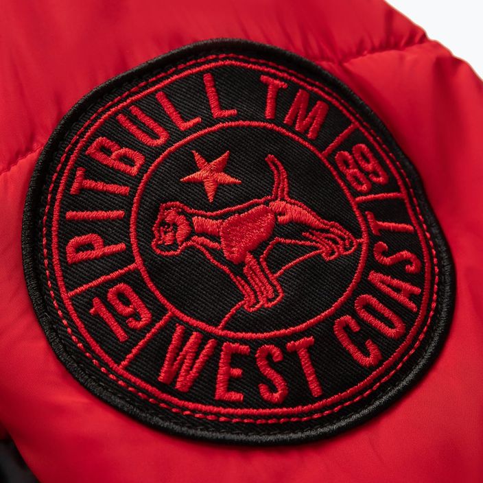 Pitbull West Coast ανδρικό πουπουλένιο μπουφάν Mobley κόκκινο/μαύρο 9