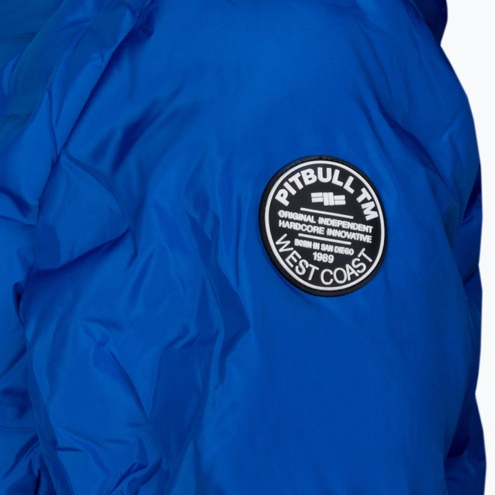 Ανδρικό χειμερινό μπουφάν Pitbull West Coast Quilted Hooded Carver royal blue 3