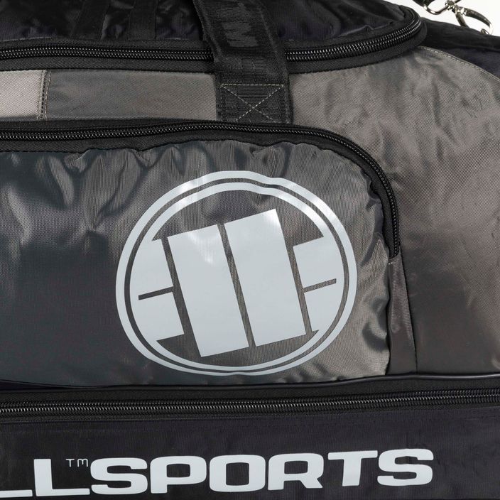Τσάντα κατάρτισης Pitbull West Coast Big Sports Logo black/grey 3