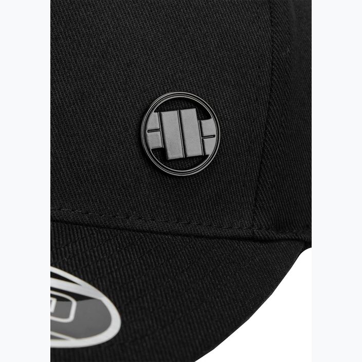 Pitbull West Coast ανδρικό Snapback Hook & Loop ,,3D Metal Logo" μαύρο 3