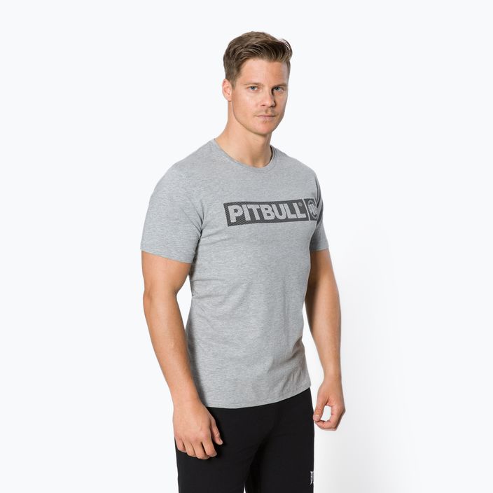 Ανδρικό T-shirt Pitbull West Coast Hilltop 140 GSM grey/melange