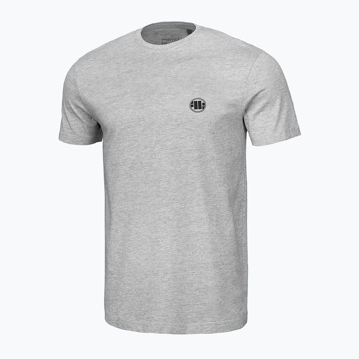 Ανδρικό T-shirt Pitbull West Coast Small Logo 140 GSM grey/melange