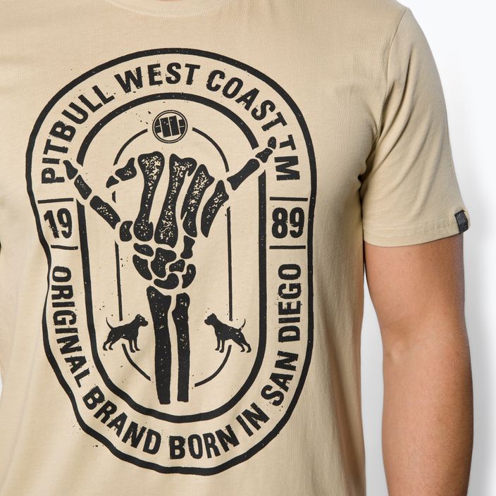 Ανδρικό T-shirt Pitbull West Coast Keep Rolling 22 sand 4