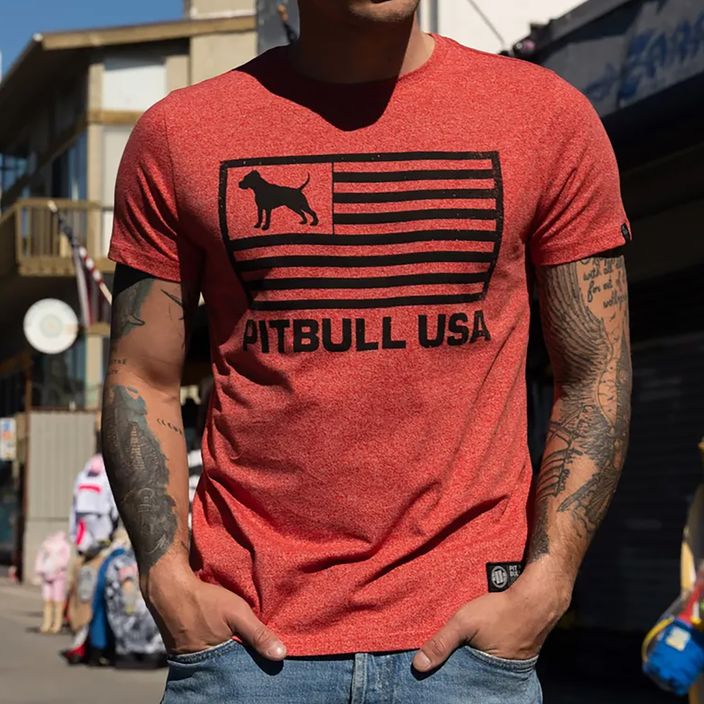 Ανδρικό T-shirt Pitbull West Coast T-S Pitbull West Coast USA red 7