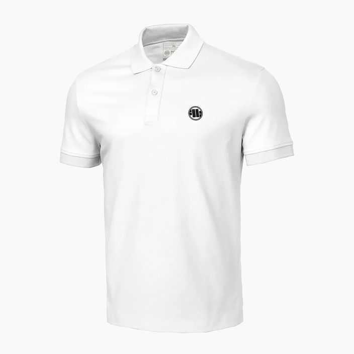 Ανδρικό πουκάμισο πόλο Pitbull West Coast Polo Jersey Small Logo 210 GSM white