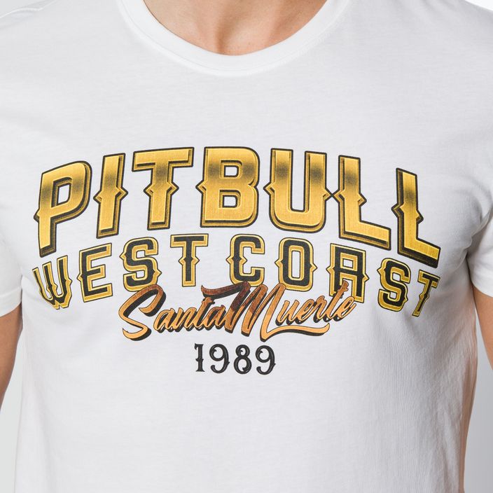 Ανδρικό T-shirt Pitbull West Coast Santa Muerte white 4