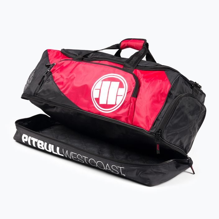Ανδρική τσάντα προπόνησης Pitbull West Coast Big Logo TNT black/red 3