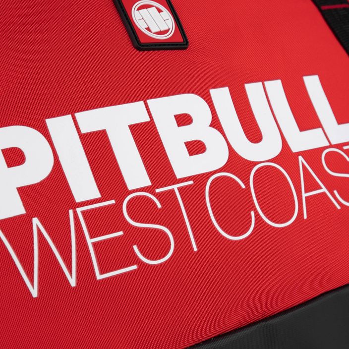 Ανδρική τσάντα προπόνησης Pitbull West Coast Big Logo TNT black/red 12